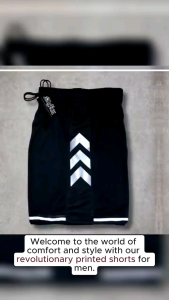 Side Print shorts for men