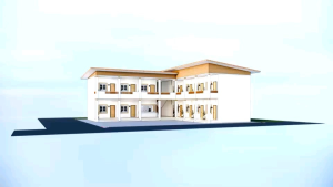 แบบบ้านพักอาศัยรวม 2 ชั้น