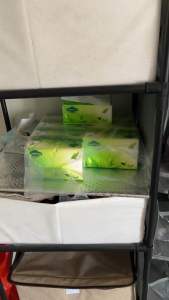 SouffléSoft High-quality Facial Tissues Cleaning Tissues Bundle 8 Soft Packs 4-Ply Soft Pull-Out Tissue Ideal for Home Office Restaurant Use