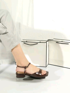 obiobi sandal heels rendah terbaru kekinian / sandal heels tahu /heels 3 cm