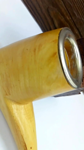 Pipa Klokotan Kayu Kemuning Gading & Tulang Kerbau A484