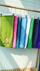 Khăn lau mồ hôi tập Yoga - Kích thước 110cm x 25cm chất liệu cotton pha nhung mềm