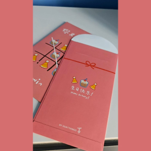 Birthday Champ Red Packet Envelope Angpao Angbao