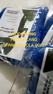 JARING PENGAMAN LAPANGAN BOLA VOLLY 11X4 TALI 1.5MM