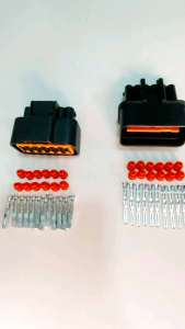 ปลั๊กแซสซี Mitsubishi Triton ปลั๊กเชื่อมต่อสายไฟ KUM 12 ช่อง Mitsubishi Triton ตัวเมีย ตัวผู้ ส่งจากไทย