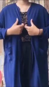 CARDIGAN HIJAB 2IN1 MUSLIMAH