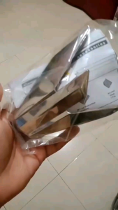 Garnish Cover Knalpot Chrom Muffler All New Honda Vario 125 & 150 Tahun 2018-2024