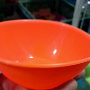 PROMO COD!!! MANGKOK PLASTIK HAPPY WARNA UKURAN (M) ISI 12 PCS/PACK