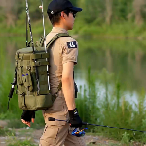 tas ransel memancing kualitas tinggi tas penyimpanan peralatan memancing taktis tas ransel joran