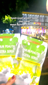 Sabun Ekstrak Serai 80g: Sabun Alami untuk Wajah & Tubuh