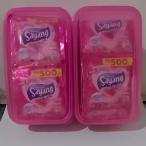 DETERGEN SAYANG LIQUID 20ml ISI 24 SACHET GRATIS BOX