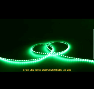 LED Strip WS2812B 160 LED/meter Lebar PCB 2.7 mm Smart LED SW2812 Ultrathin 2.7 mm 160 LED/m