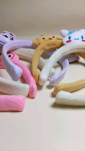 bando wanita Korea boneka berkuping lucu