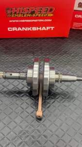 ข้อเหวี่ยง125ชักเดิมแขนโตใส่ลูก64-65-66-67ไม่ชักข้อเหวี่ยงโต104มิลปลายก้าน15มิลใส่125คาร์บูและ125iรุ่นไฟเลี้ยวบังลม