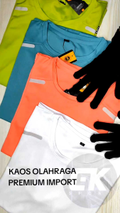 New Kaos Training Dryfit Pria Lengan Pendek Kaos Olahraga Pria Gym fitnes Running Jersey Futsal Jersey Voli Jersey Sepakbola Premium