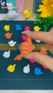KJ10-KLIP JEMPOL GANTUNGAN 10pc MIX -holder