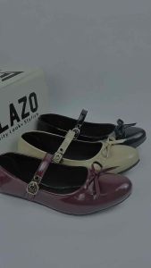 Flazo Sepatu Flatshoes Wanita Sepatu Slip On Flet Kerja Model Pita