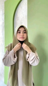 (SG Seller) Lozy Hijab - Haraa Voal (Square Hijab Lasercut)
