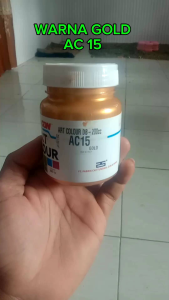 Cat emas gold paragon art color isi 200cc cat air cat dekorasi gabus cat kertas cat kain