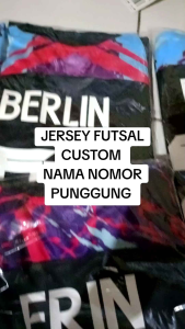 JERSEY FUTSAL GRATIS CUSTOM NAMA NOMOR PUNGGUNG SETELAN DEWASA