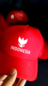 Topi HUT RI ke 80 Dirgahayu Indonesia Dewasa Jaring Sablon