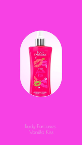 Parfum Wanita Original Body Fantasies Signature Pink Vanilla Kiss Fantasy by Parfums De Coeur for Women