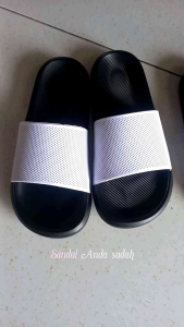 Sandal Selop Slip On Slop Distro Karet Empuk Lentur Kuat Ringan Tanpa Lem Cewek Cowok Size 39-43