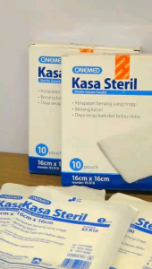 KASA STERIL 16/16 BOX ISI 10S ONEMED AMG