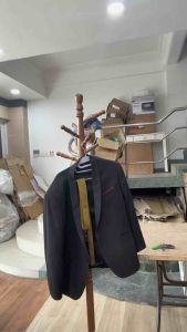 Furniture Arts Molla Coat Hanger Elegant Durable Space Saving Solid Rubber Wood Modern Minimal Design