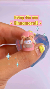 Set gel khô nặn tạo hình thú nổi 12 màu Honey Girl  gel nặn không bết dính tay