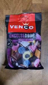 Venco English Sweet Licorice Drops Candy 100g [Direct Import from The Netherlands]
