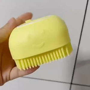 2 IN 1 SILICONE PET BATH BRUSH berus mandian binatang anjing kucing arnab pet shower brush