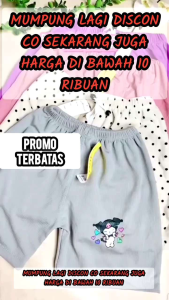 ISI 3 CELANA PENDEK ANAK Harian KEKINIAN ANAK PREMPUANA USIA 1 SAMPAI 13 TAHUN MOTIF KERAKTER LABUBU KUROMY HALLO KITY PANDA KUDA PONY DLL