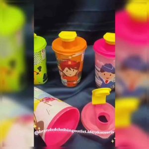 BOTOL MINUM ANAK 300ML / TUMBLER ANAK KARAKTER LUCU / TUMBLER SOUVENIR / CANGKIR PLASTIK ANAK / KIDS CUTE TUMBLER / TBT6955