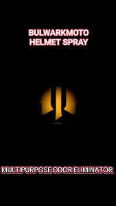 Bulwarkmoto Helmet Spray - Multipurpose Odor Eliminator | Deodorizer Refresher Disinfectant Antibac