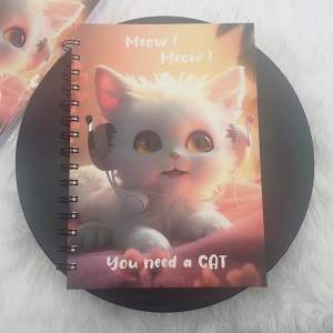 So Cute CAT Notebook A5 Size 200pages Malaysia Ready Stock