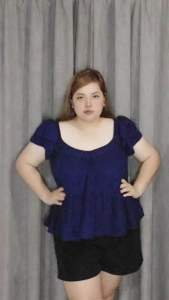 PLUS SIZE FRENCHY TOP 3XL TO 5XL BODY FRAME ONE SIZE ONLY CASUAL WOMENSWEAR