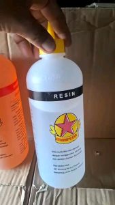 LEM BINTANG EPOXY HARDENER RESIN KUNING 1KG (LEM KAYU LEM 2 KOMPONEN LEM SUPER KUAT)