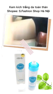 Kem xịt chống nắng dưỡng trắng làm mịn toàn thân White body - Chick Shop 217 Hà Nội