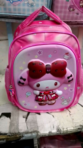 Kuromi My Melody Cinnamoroll Unicorn Frozen Girls Lightweight Double Compartment Backpack - 12 Inches