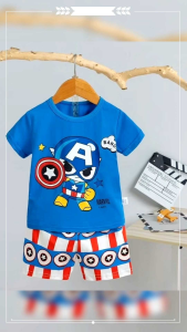 Baby Boy Set Clothes T Shirt Korean Casual Set Summer Outfit Kids Fashion Clearance Combo Bundle