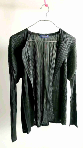 24450 Davera Pleats Cardigan Import - cardigan prisket - cardigan polos - cardigan casual