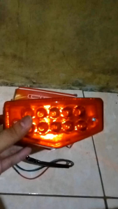 Lampu Rem Belakang Cr7 RX King Model LID Mika merah