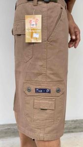 กางเกงขาสั้นผู้ชาย คาร์โก้ กางเกงลำลอง Two-D ไซส์ 28-36 นิ้ว