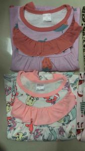 12-24kg Bộ babydoll tay ngắn quần lửng thun borip mềm đẹp co giãn tốt form áo rộng thoáng mát 087-112