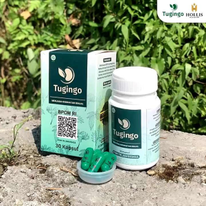 Tugingo Obat Herbal Batu Ginjal Sakit Pinggang Kencing Berbusa 30 kapsul Original Bpom Halal