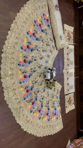 [PRE-ORDER] Semistitched Faux Georgette With Embroidered Lengha ( Delivery 10 Days )