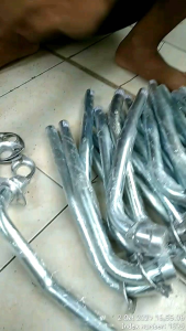 LEHER KNALPOT KHARISMA SUPRA X 125