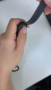 Dây cao su cho Xiaomi Smart Band 8/9/10/11/NFC - Chốt khóa kim loại chắc chắn - Chất liệu cao su mềm mại