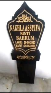 Batu Nisan Patok Granit Ukir Murah & Gratis Ongkir
